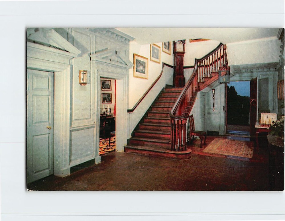 Postcard Central Hall at Mount Vernon Virginia USA