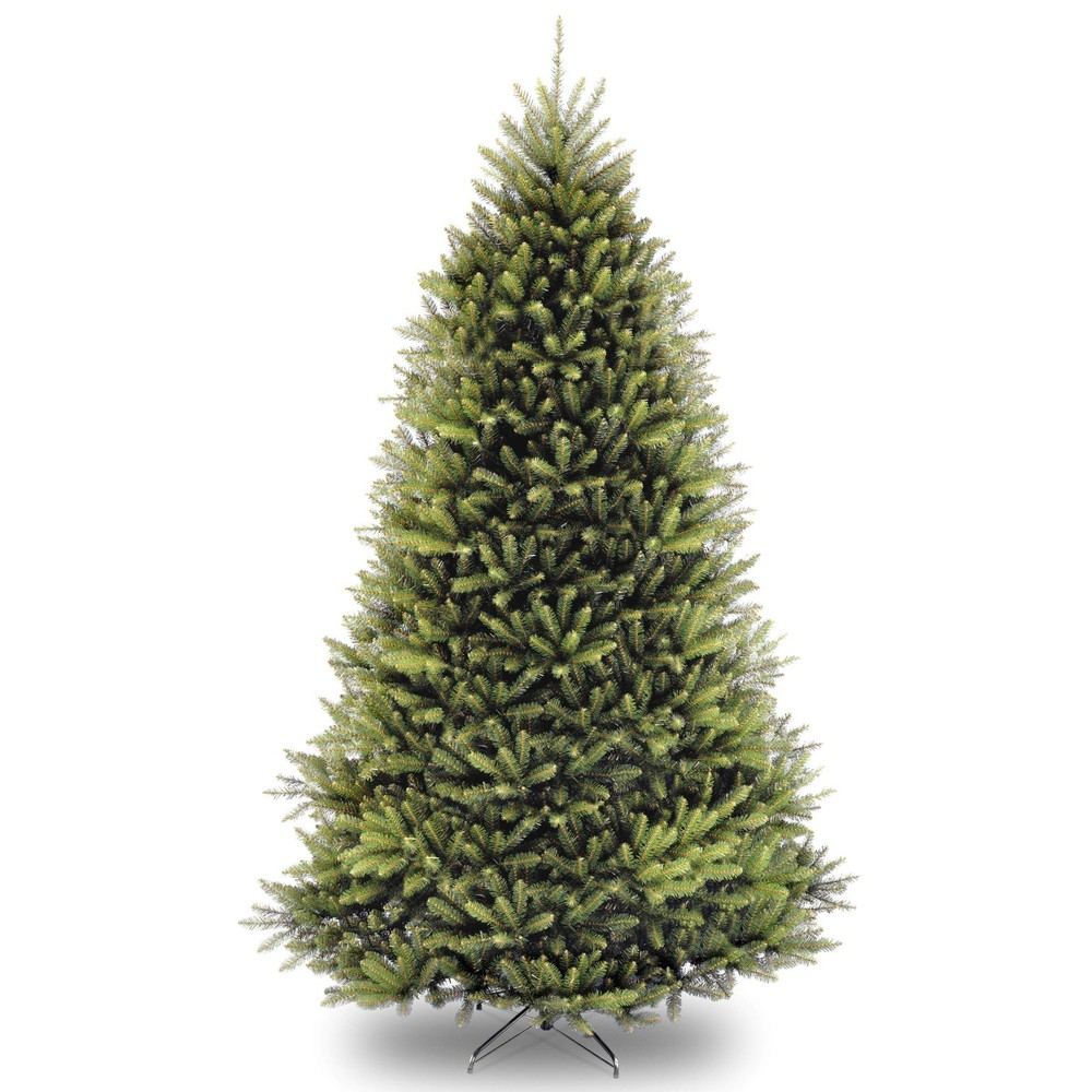Artificial Full Christmas Tree, Green, Dunhill Fir, Includes Stand, 9 Feet