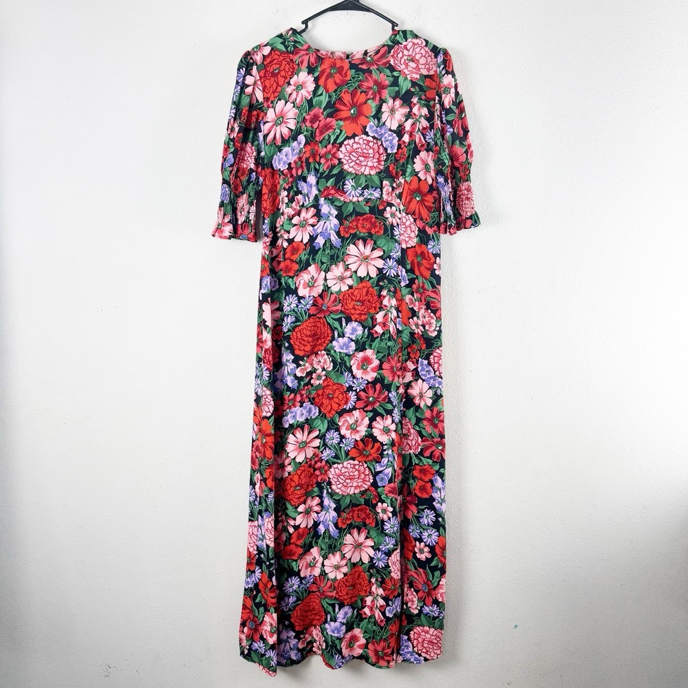 Nobodys Child Women's Luna Amelia Floral Maternity Maxi Dress Size 4 Multicolor
