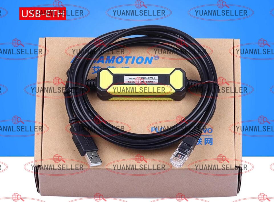 ONE NEW For Siemens S7-200smart 1200 1500 Mitsubishi FX5U PLC cable USB-ETH