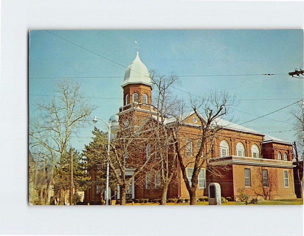 Postcard Worcester County Court House Snow Hill Maryland USA