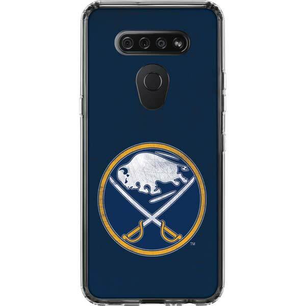 NHL Buffalo Sabres LG K51/Q51 Clear Case - Buffalo Sabres Distressed