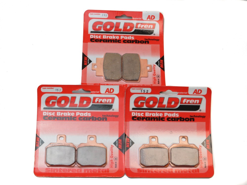 Brake Pads Front & Rear For Piaggio Beverly 500 2006