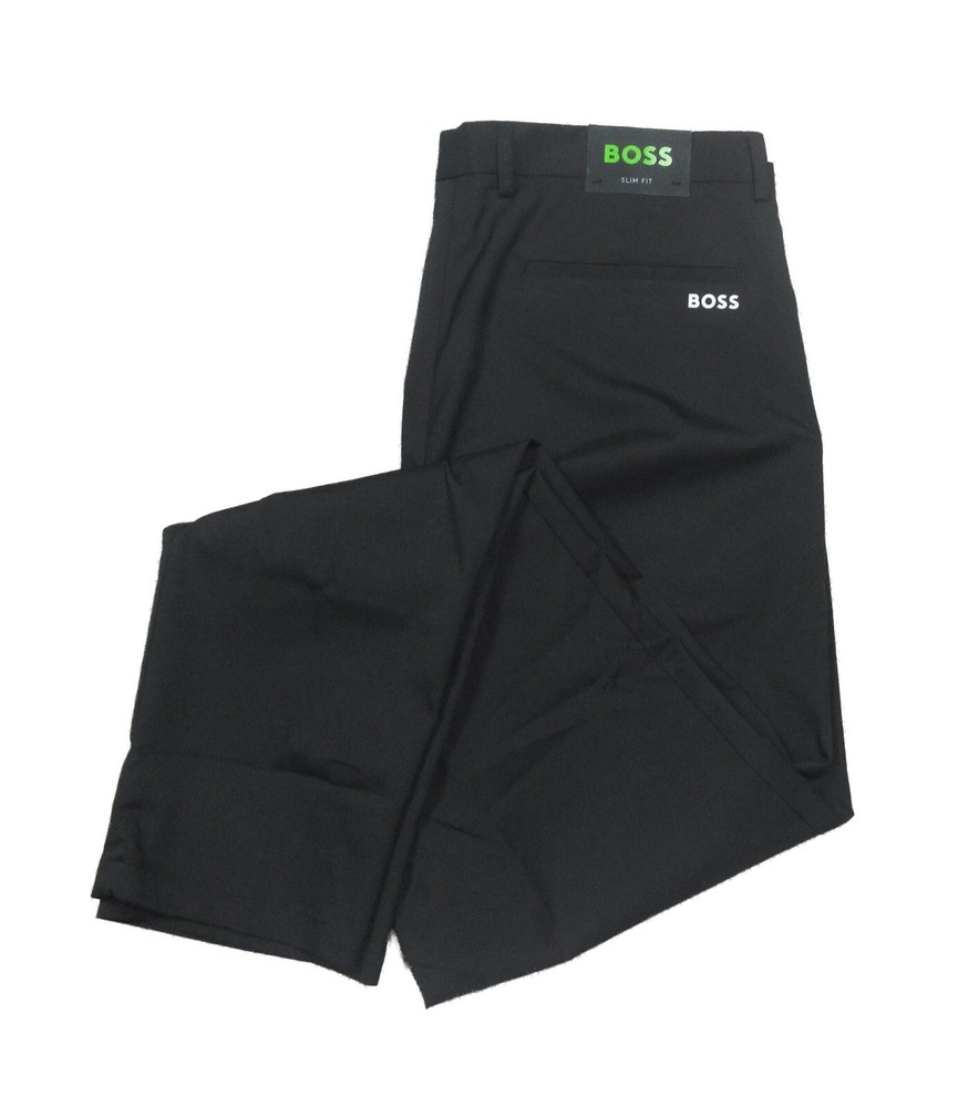Boss Hugo Boss Men's Black Spectre Technical Twill Slim Fit Pants