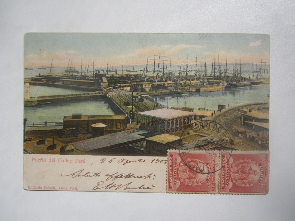 1903 Peru Puerto Del Callao