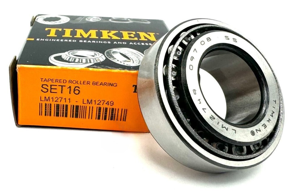 Timken Set16 Tapered Roller Bearing 13/16 Inch Bore LM12749 LM12711