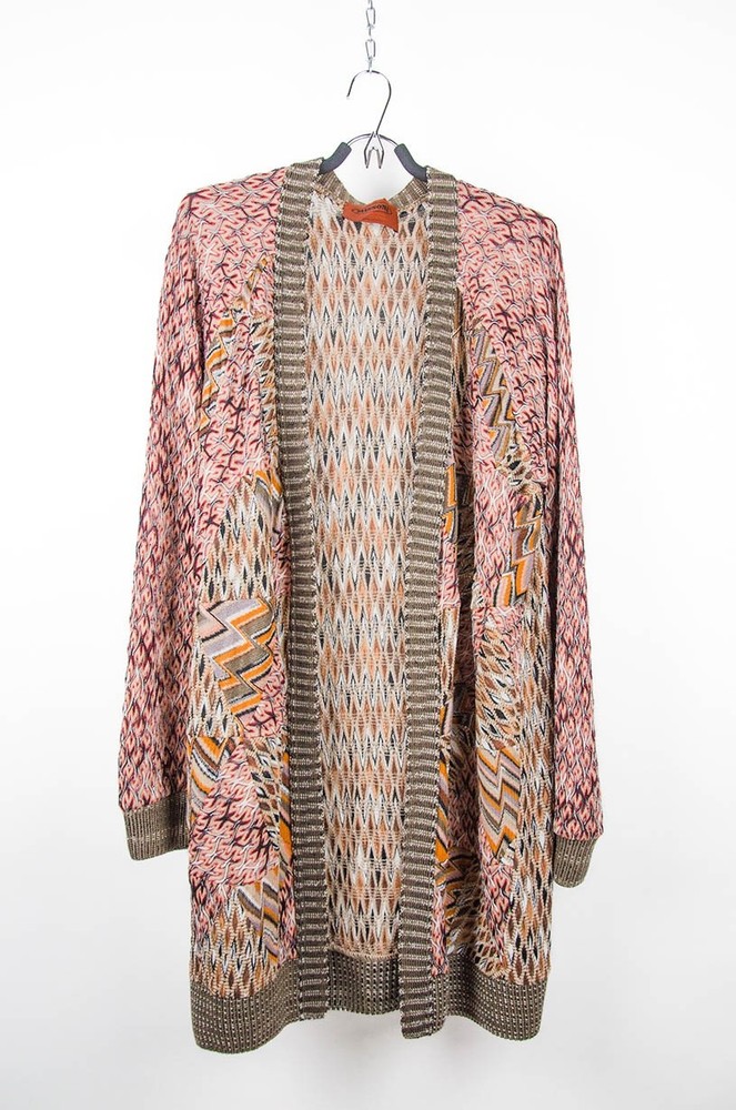 Missoni Patchwork Knit Cardigan – Multicolor – Size 46