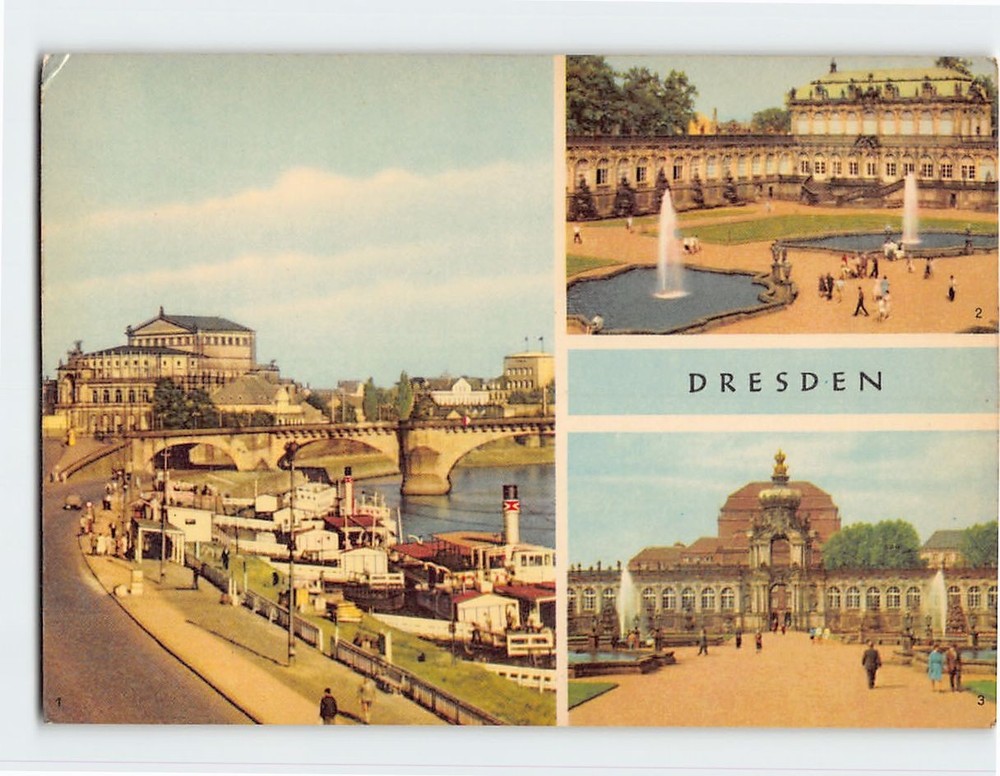 Postcard Scenes & Views Dresden Germany
