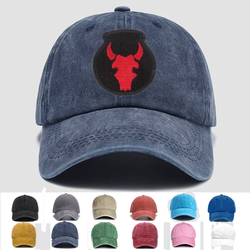 Custom Embroidered Hat 34th Infantry Division, Veteran Cap, Trucker Hat, Gift
