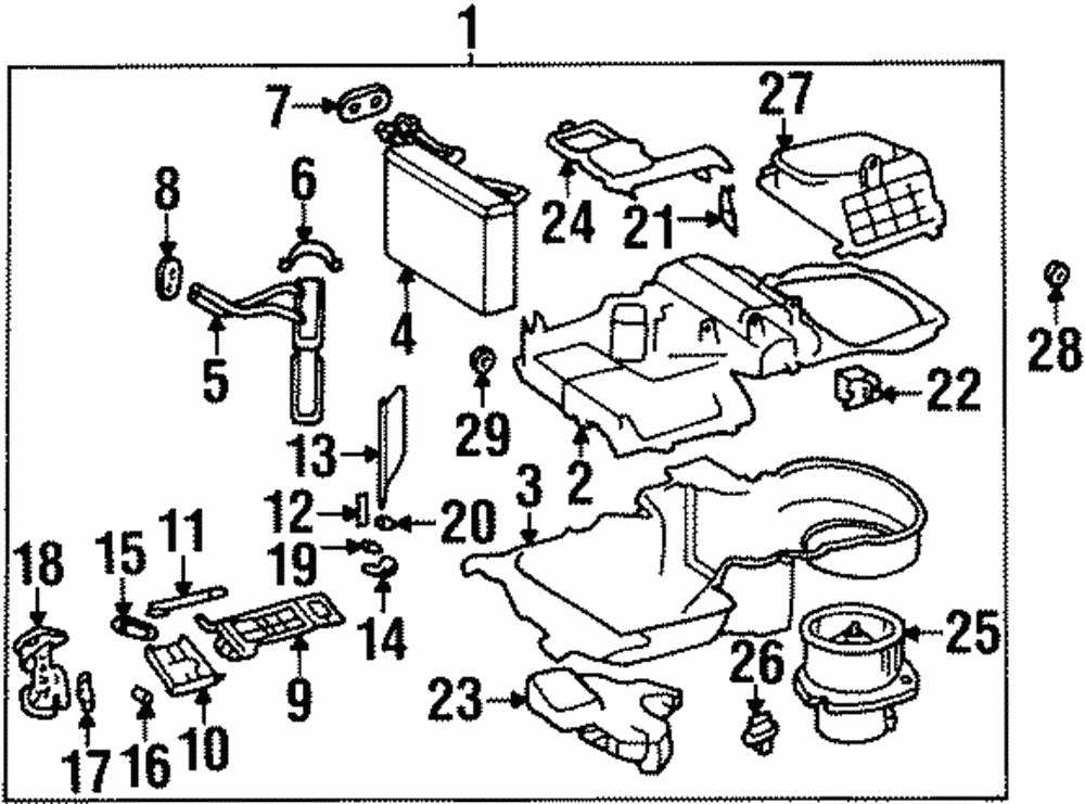 Genuine GM Clamp Heater Core 52474765
