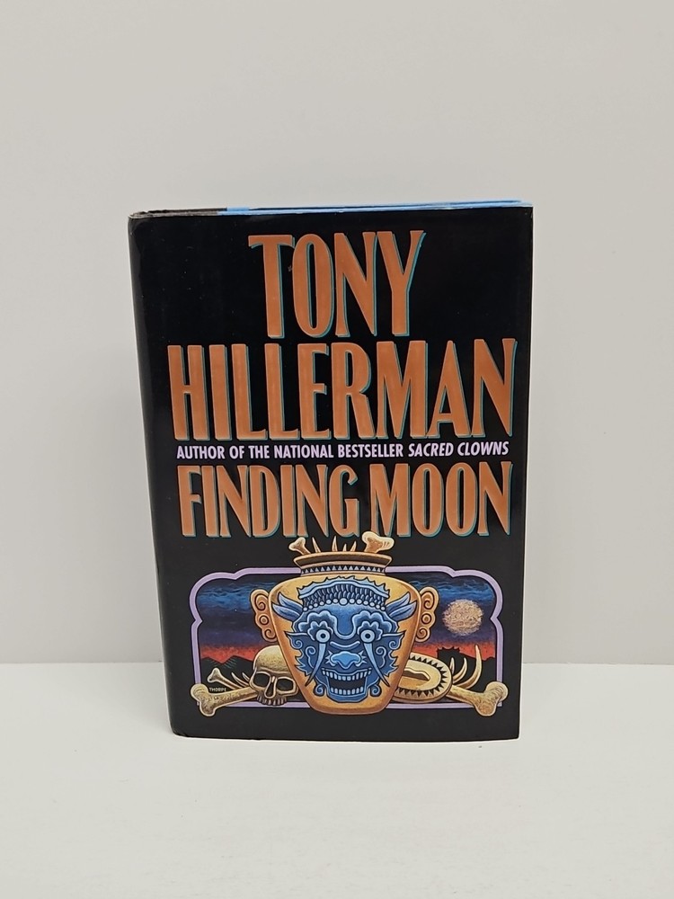 Finding Moon by Tony Hillerman  1995 HCDJ First Edition Mystery.