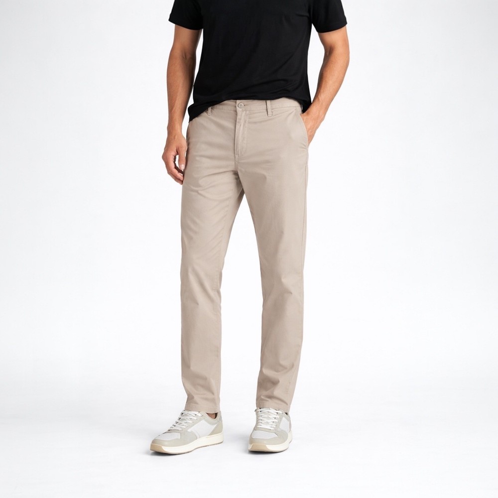 AMI Alexandre Mattiussi Beige Chino Pants Men's Large Casual Smart Classic