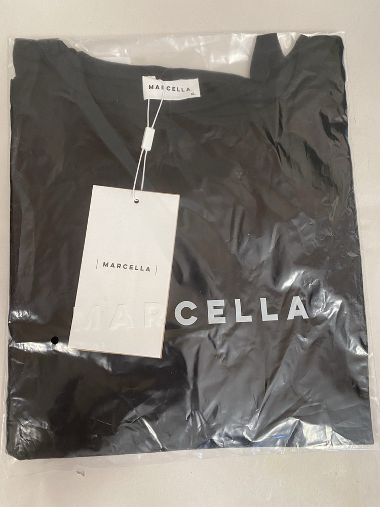 NWT Marcella Jerome Cutout Top French Organic Cotton Drop Shoulder Top XL