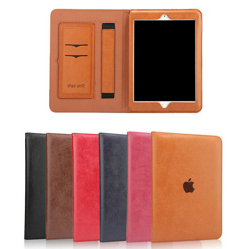Leather Shockproof Smart Case For iPad 6 7 8 9 10.2 Mini 5 4 3 2 Air Pro 11 12.9