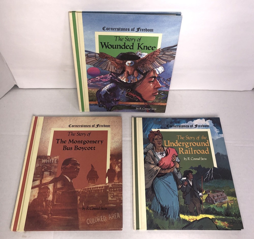 1980’s Cornerstones of Freedom Childrens Books Weekly Reader Lot of 3 Hardback