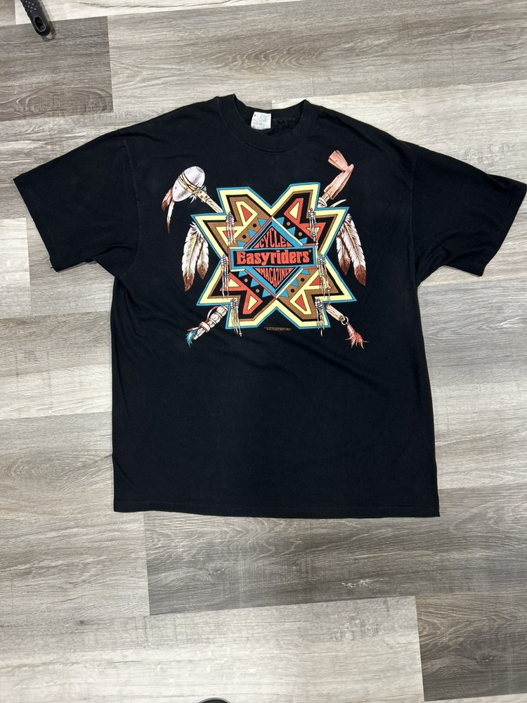 Easy riders Cycle Magazin VTG Graphic Tee-Single Stitch XL