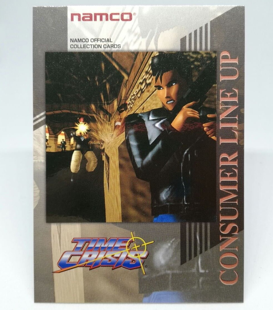 148 Time Crisis Richard Namco Official Collection Cards trading Videdo JAPAN