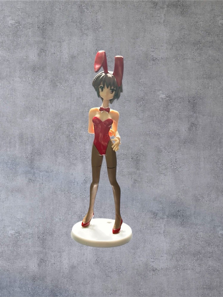 The Melancholy of Haruhi Suzumiya Figure Yuki Nagato Red Bunny Girl — US SELLER