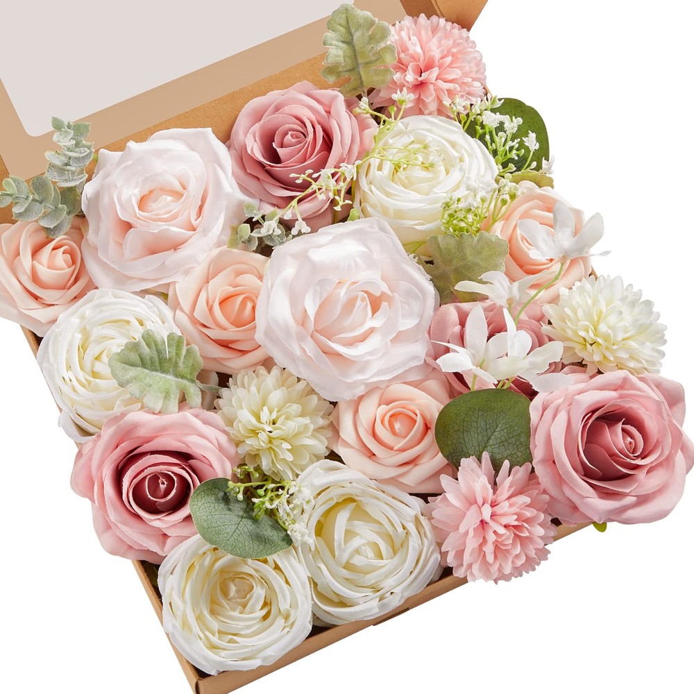 Artificial Silk Flowers for Wedding Bouquets DIY Cake Decor