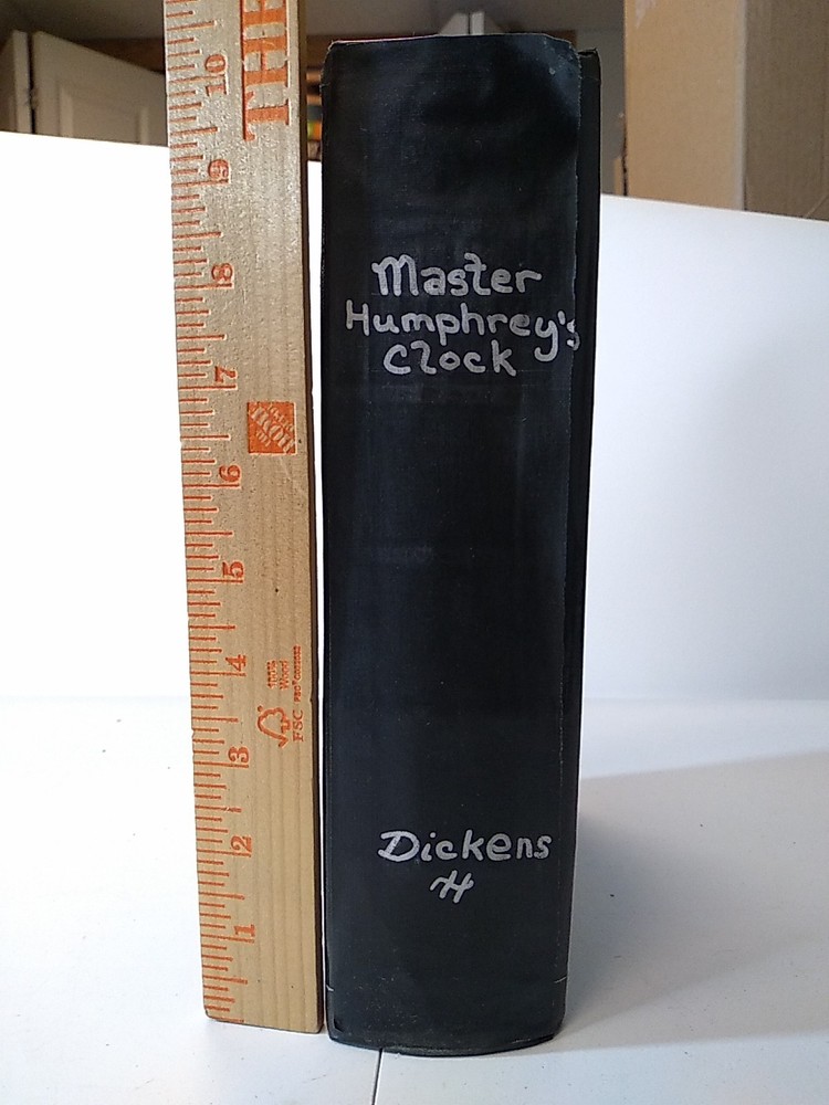 MASTER HUMPHREY'S CLOCK Charles Dickens 1st Ed. 1840 1841 3 Volumes in 1