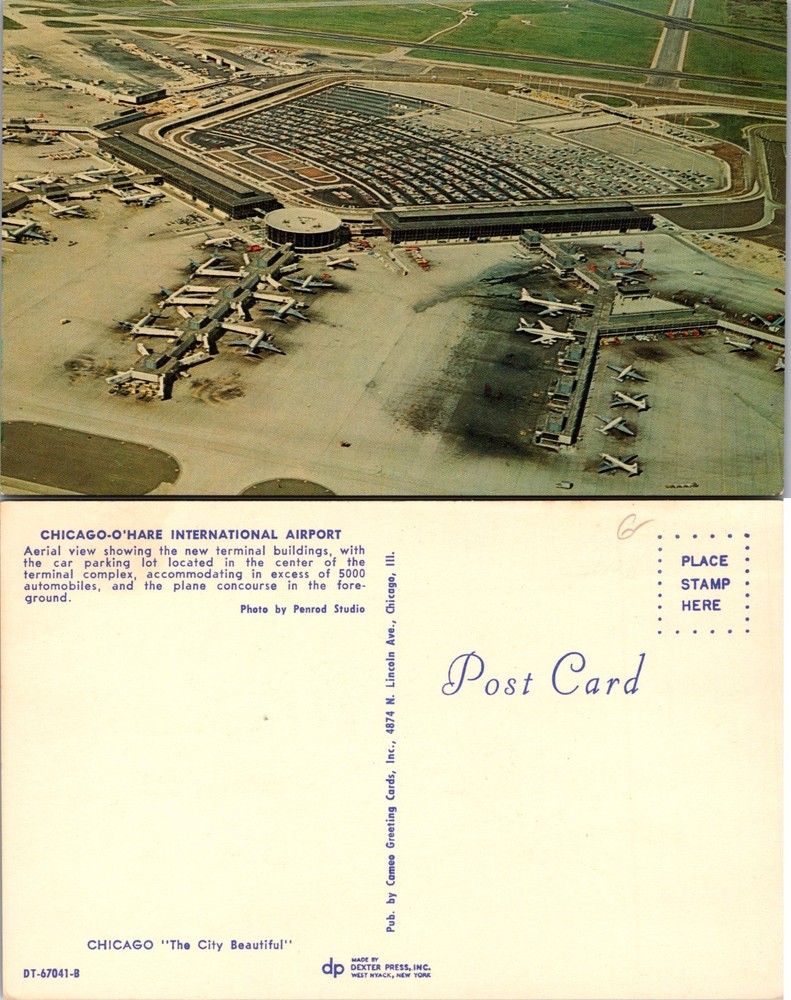 Chicago O'Hare International Airport Postcard
