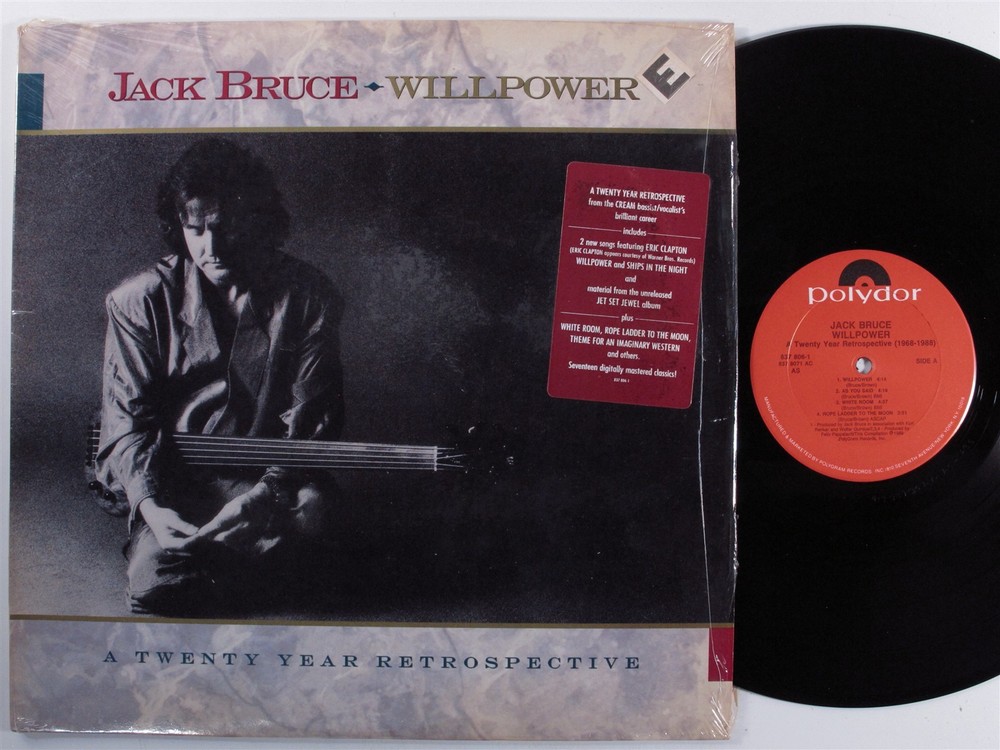 JACK BRUCE Willpower POLYDOR 2XLP VG++ SHRINK f