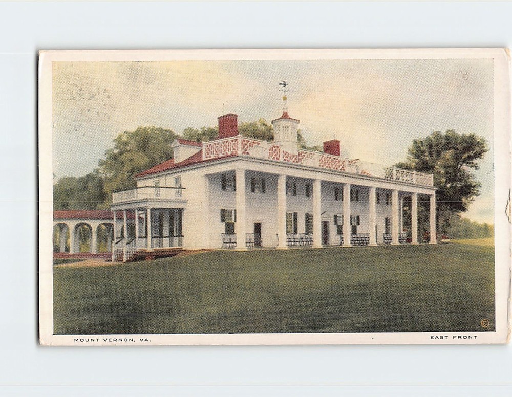 Postcard Mount Vernon Virginia USA