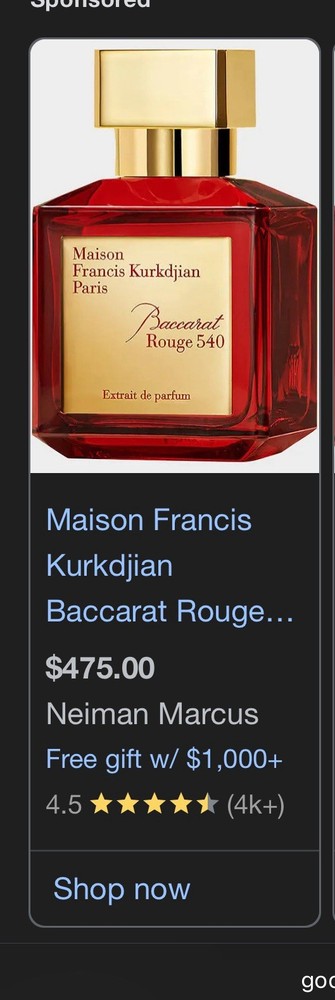 Bacarat Rouge 540 Extract de Parfum, 2.4 Fl.oz  maison Franciskurkdijan paris