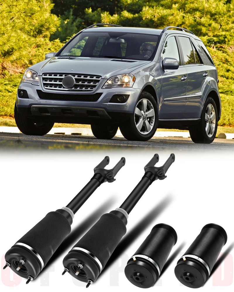 4* Front  Suspension Shock Strut & Rear Spring For Mercedes-Benz GL/M-Class X164