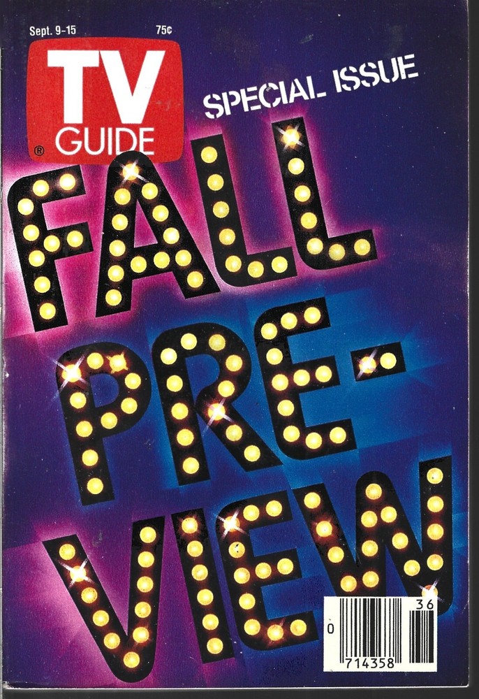 Tv Guide Magazine September 9-15 1989 (Fn/Vf) Fall Preview Baywatch Quantum Leap