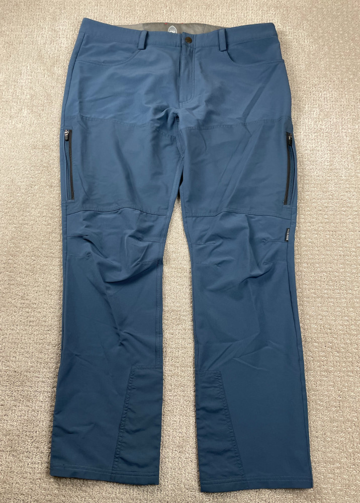 Club Ride Fat Jack Pants Mens XL Blue Utility Stretch Mountain Bike Active Gorp
