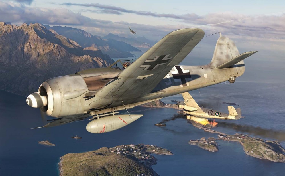 Airfix Focke Wulf Fw190A-8  Model