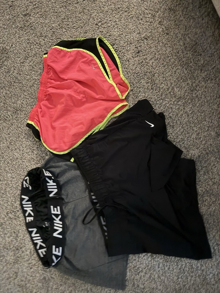 Nike Dri-Fit Pro Training Running Shorts 3 Pair Lot Medium