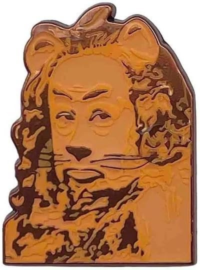 Embossed Enamel Lapel Pin Badge - The Wizard of Oz - Lion NEW