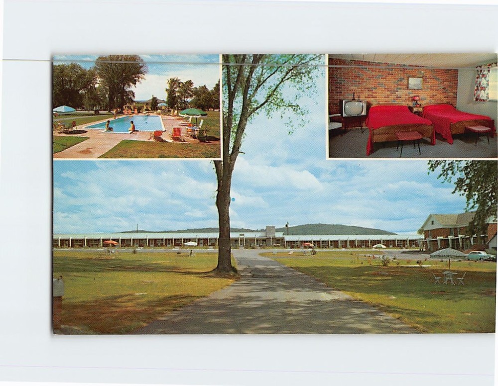 Postcard Cadillac Motel St. Albans Vermont USA