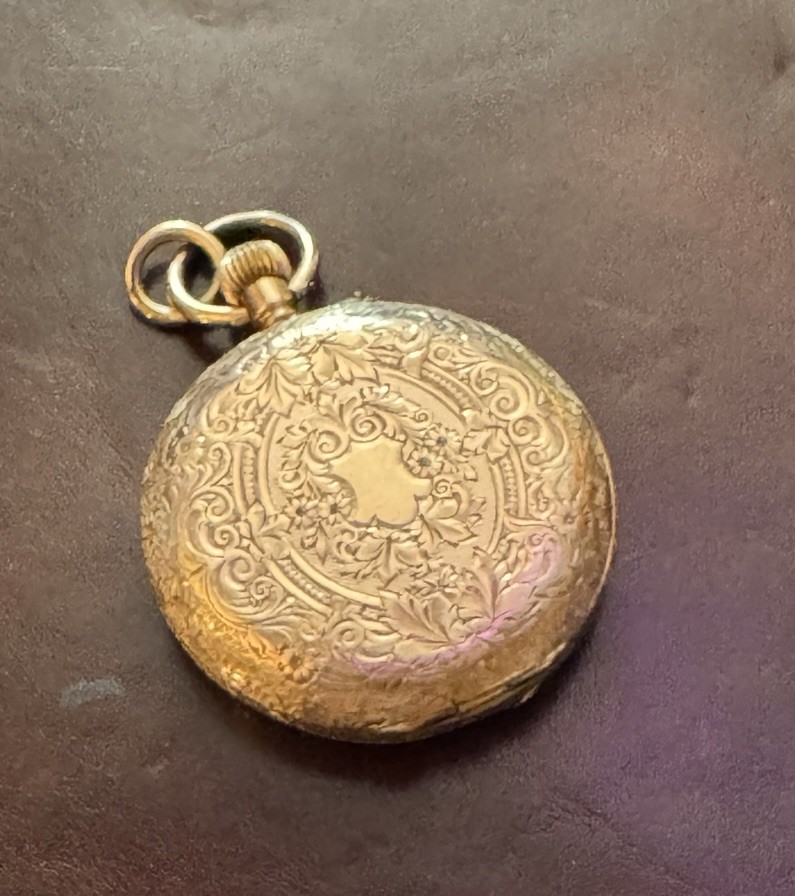 Baume B.&Cie Antique WORKING c1880s Solid 9 Carat Gold Pocket Watch .375 Au