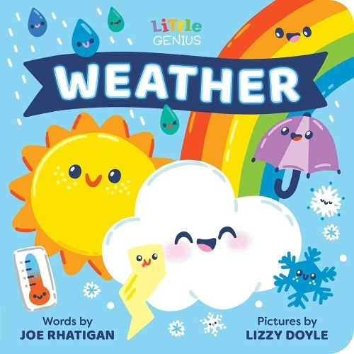 Joe Rhatigan Little Genius Weather (Board Book) Little GeniusAnother great item from Rarewaves USA | Free delivery!