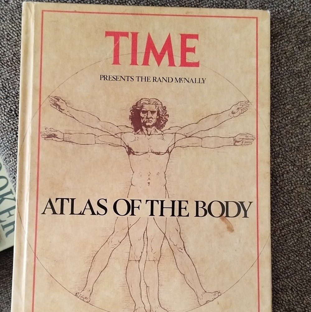Rand McNally Atlas of the Body Hardcover Illustrated Reference Book