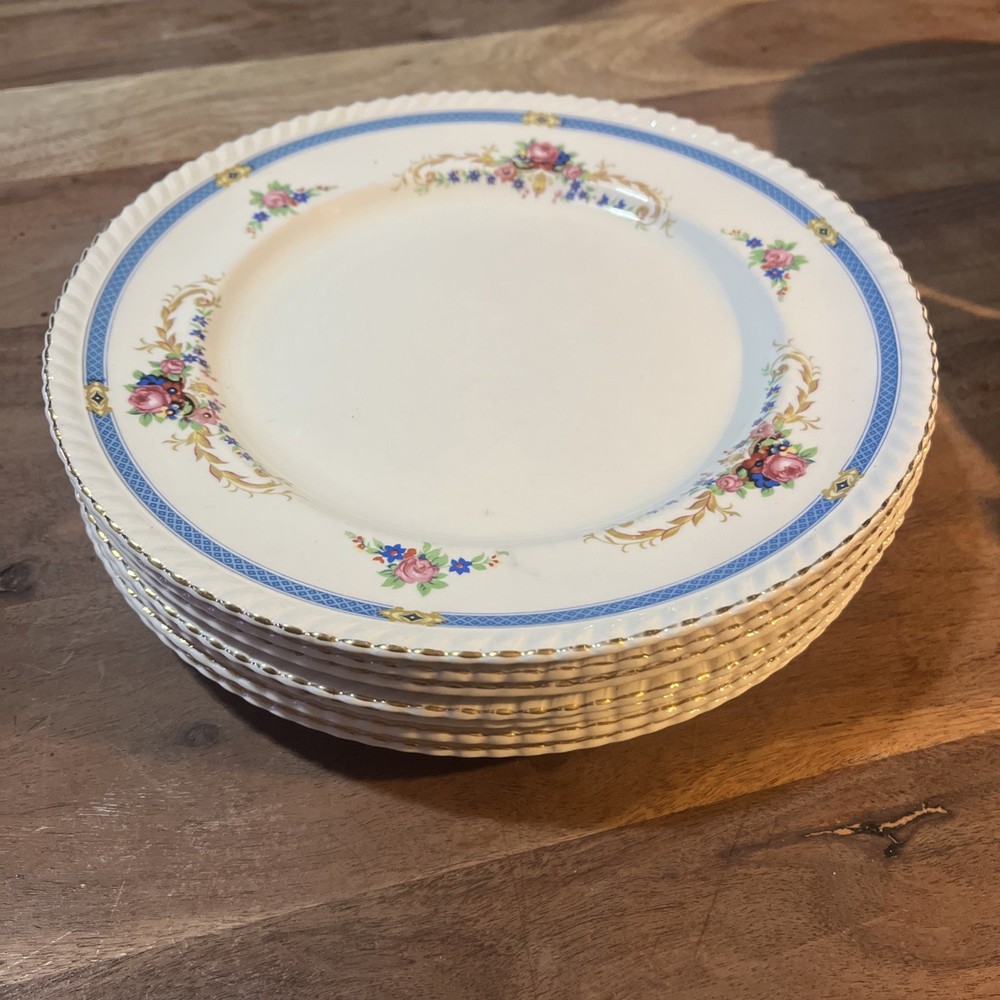 7-VINTAGE JOHNSON BROTHERS OLD Kent Collection DINNER PLATES 10