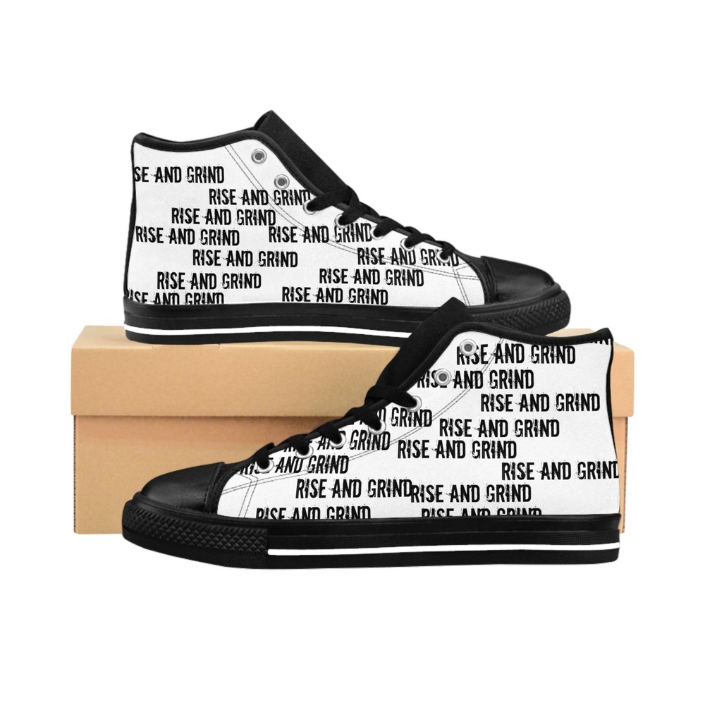 Skating Ride And Grind Men's Classic Sneakers