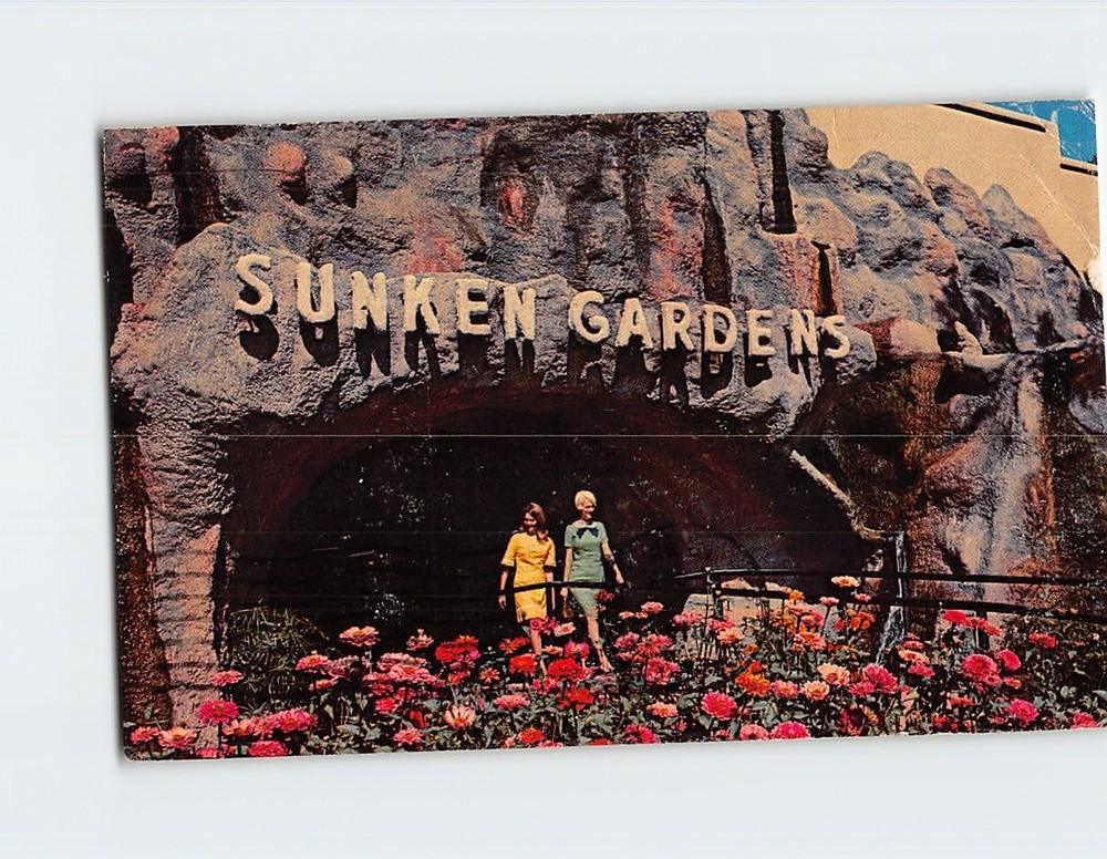 Postcard Sunken Gardens St. Petersburg Florida USA