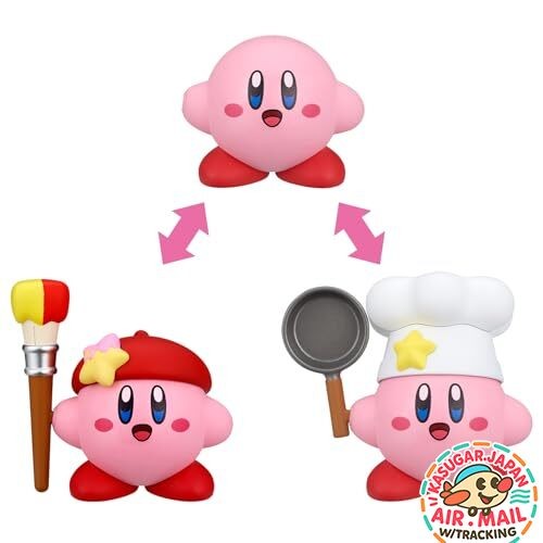 Bandai Kirby Change Copy Ability Artist & Cook Figure Set fm Japan w/Tracking