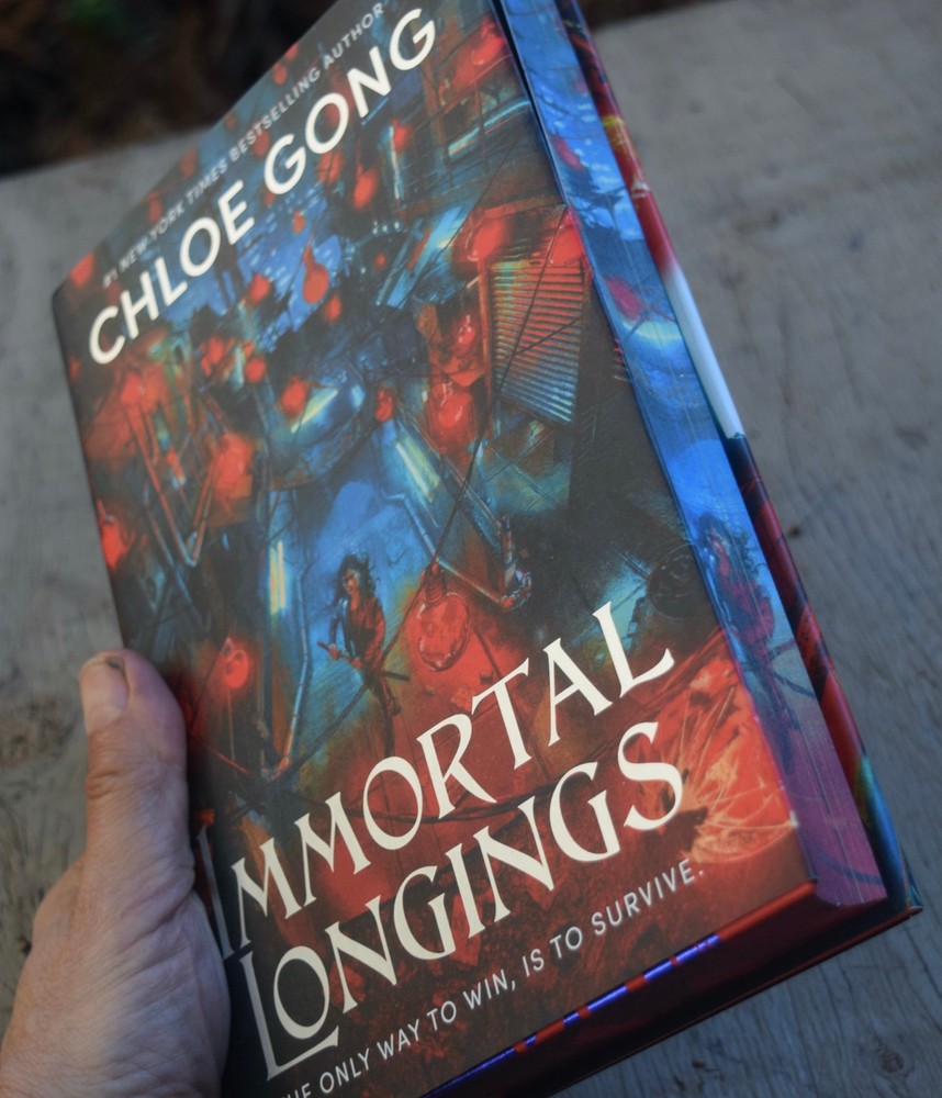 Immortal Longings Chloe Gong FairyLoot Signed Sprayed Edges HC/DJ