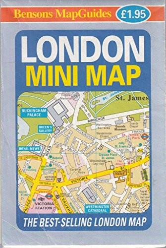 London Mini Map by Bensons MapGuides Sheet map, folded Book The Fast FreeFREE US DELIVERY | ISBN: 1898929181 | Quality Books
