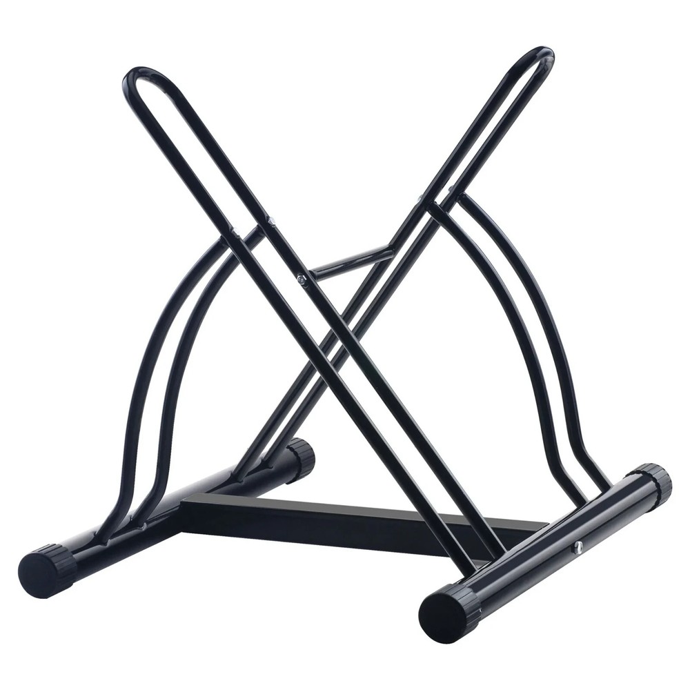 Bike Rack – Dual Bicycle Stand for 2 Mountain, Road, or Kid’s Bikes
