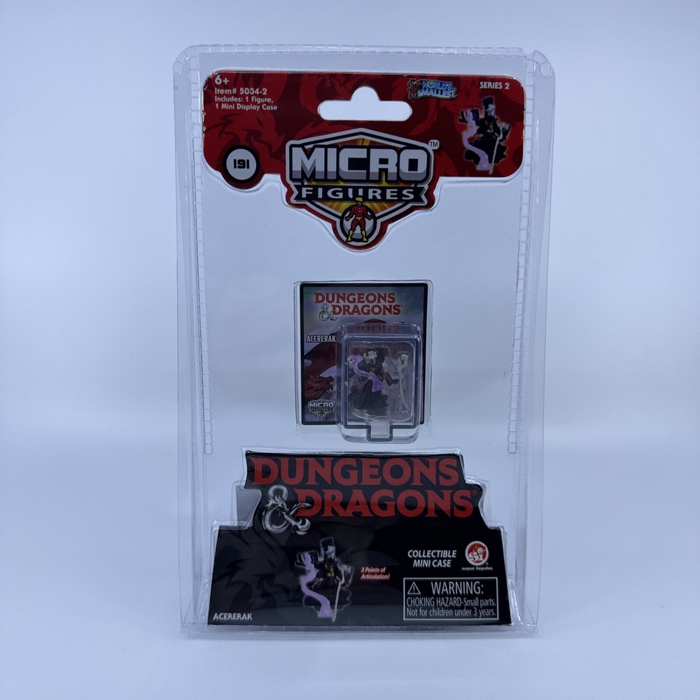 Worlds Smallest Dungeons and Dragons Series 2 Micro Figure | Aceterak Fighter-image