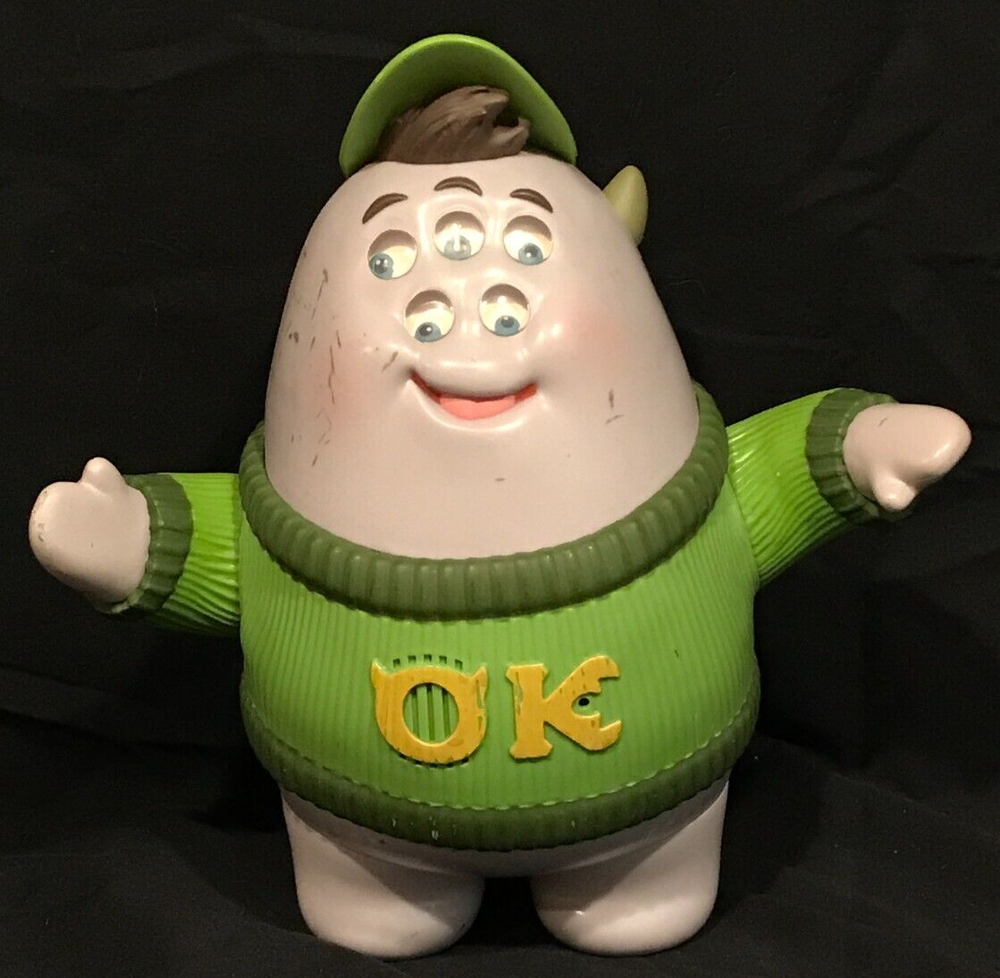 Disney Monsters University OK Scott Squishy Squibbles Interactive Toy SEE VIDEO!