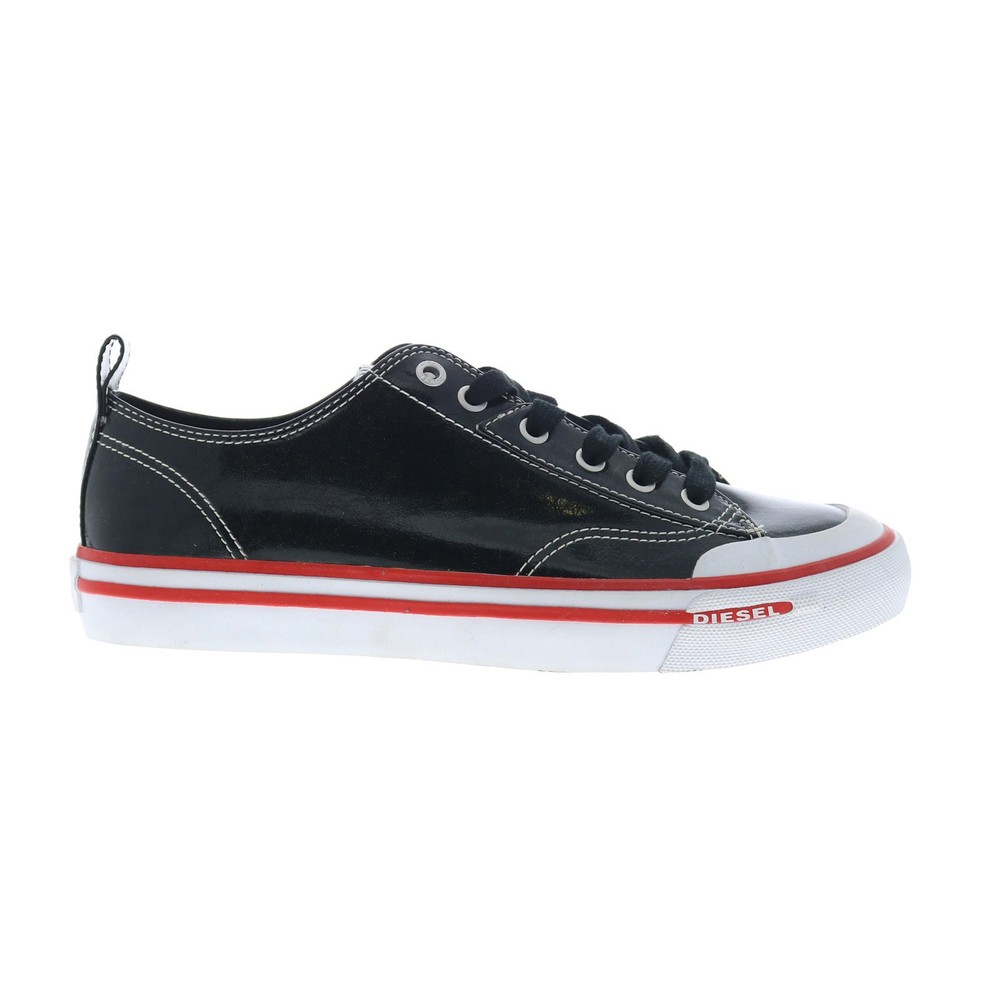 Diesel S-Athos Low Y02882-P4789-H1532 Mens Black Lifestyle Sneakers Shoes