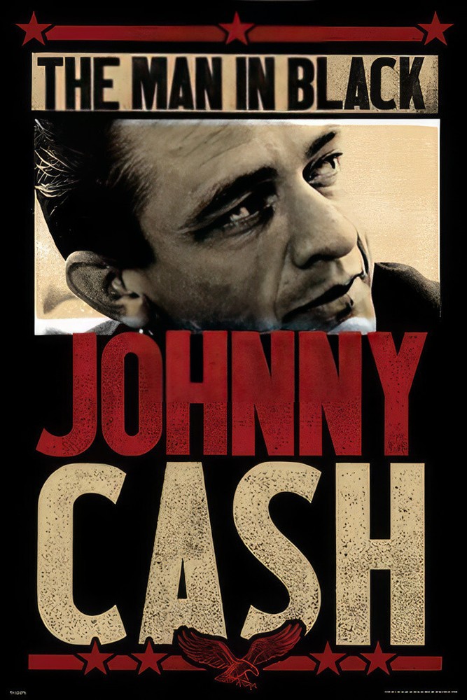 Johnny Cash - Music Poster (The Man In Black) (Size: 24