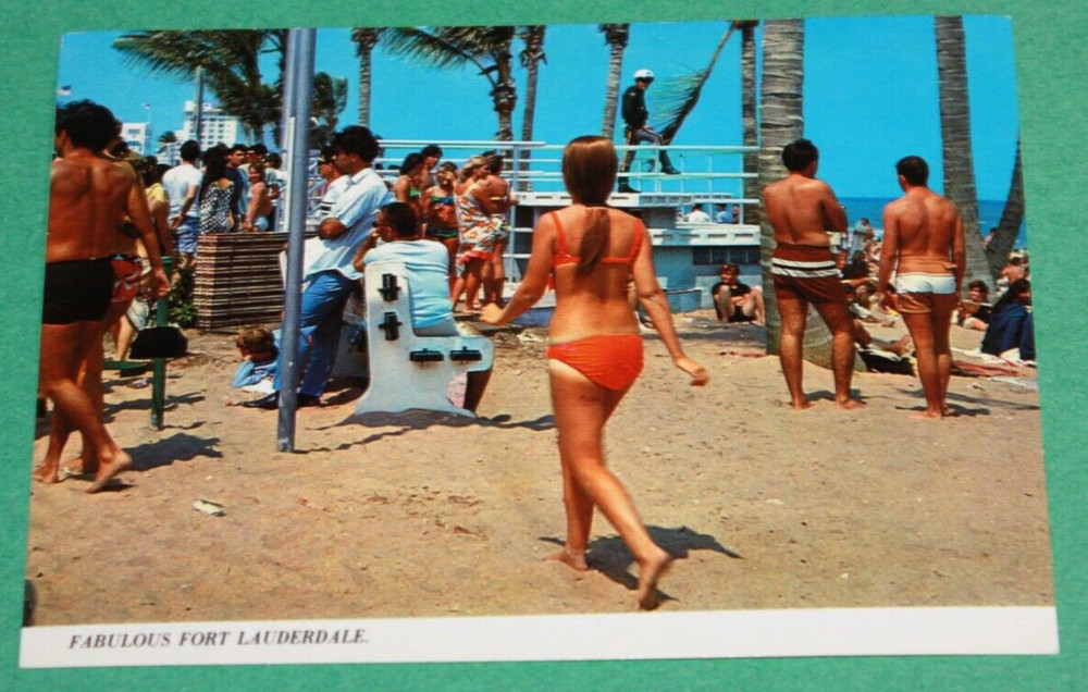 Vintage Travel Postcard Fabulous Ft Lauderdale FL